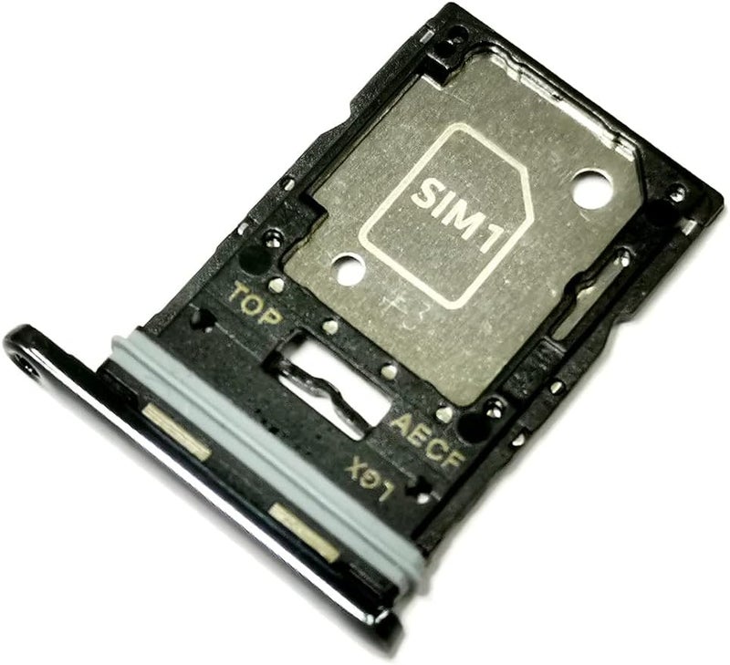 Bestdealing Galaxy A53 5G SIM Card Tray Dual Replacement A53 5G Sim Card Slot Holder for Samsung Galaxy A53 5G SM-A536U A536U1 A536E A536 A536W S536DL Sim Card Tray Repair Part with Opening Needle (Black) - Image 2